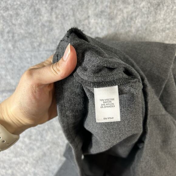 J Jill Ponte Leggings Womens XL Heather Gray Stretch Career Pull On Pant - Picture 9 of 9